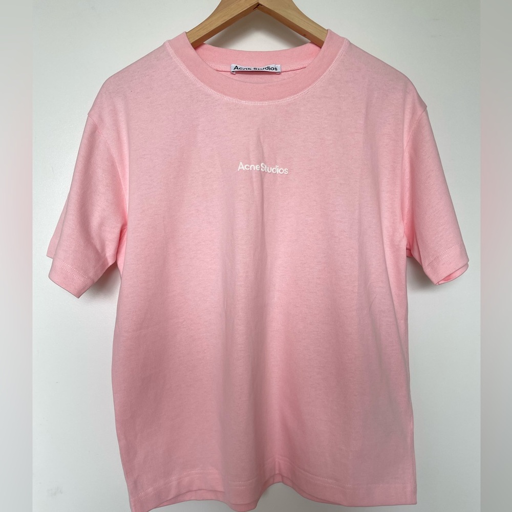 Acne studios logo t shirt
